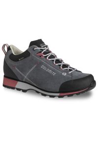 Buty trekkingowe damskie Dolomite Cinquantaquattro Hike Low Evo GTX. Kolor: czerwony, wielokolorowy, szary
