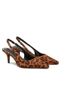 Nine West Czółenka WFA3377-1 Beżowy. Kolor: beżowy. Materiał: materiał