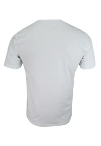 Pako Jeans - T-shirt Bawełniany, Biały z Nadrukiem, Męski, Krótki Rękaw, U-neck -PAKO JEANS. Okazja: na co dzień. Kolor: biały. Materiał: bawełna. Długość rękawa: krótki rękaw. Długość: krótkie. Wzór: nadruk. Styl: casual