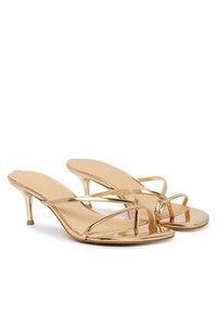 Guess Japonki FLJGZY LEL03 Złoty. Kolor: złoty. Materiał: skóra #4