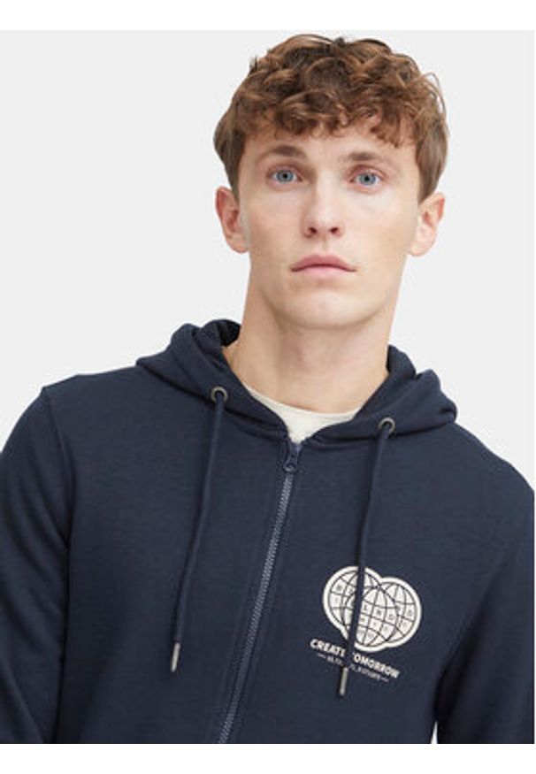 Blend Bluza 20716874 Czarny Regular Fit. Kolor: czarny. Materiał: bawełna, syntetyk