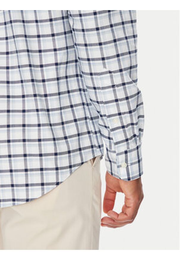 TOMMY HILFIGER - Tommy Hilfiger Koszula Heritage Oxford MW0MW39461 Niebieski Regular Fit. Kolor: niebieski. Materiał: bawełna