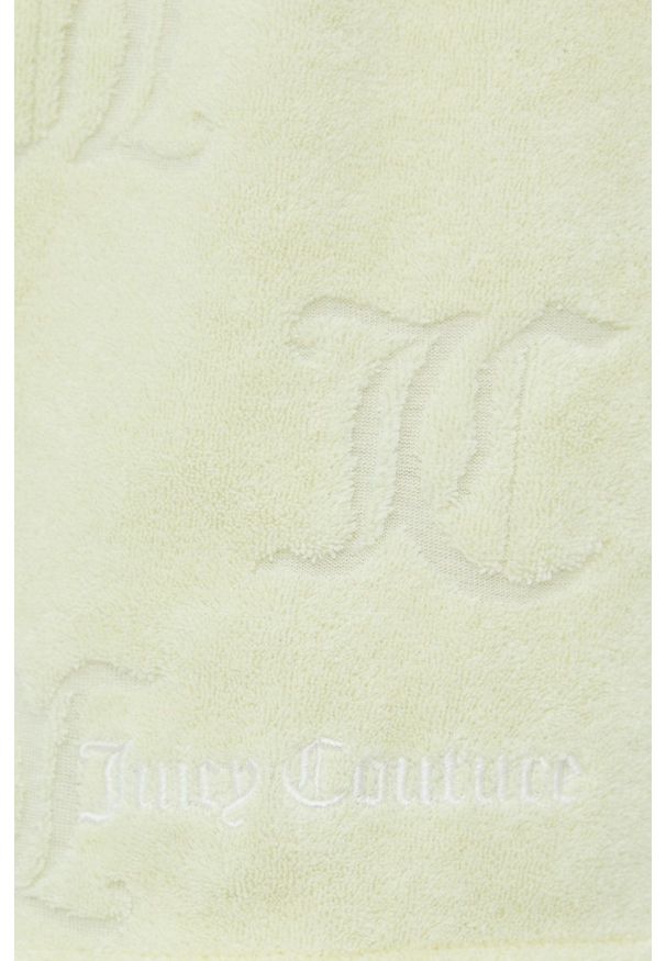 Juicy Couture szorty damskie kolor żółty gładkie high waist. Okazja: na co dzień. Stan: podwyższony. Kolor: żółty. Materiał: włókno, materiał, dzianina. Wzór: gładki. Styl: casual
