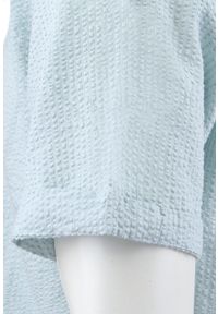 Weekendowa Koszula Męska z Kory Bawełnianej - Brave Soul - Błękitna. Kolor: niebieski. Materiał: bawełna. Styl: sportowy #4