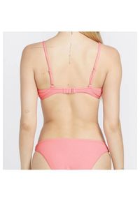 Góra od bikini damska Volcom So Current Crop. Kolor: różowy. Materiał: poliester, elastan