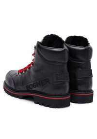Bogner Trapery Helsinki S 26 12546833 Czarny. Kolor: czarny. Materiał: skóra #6