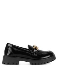 Sergio Bardi Loafersy ARC-E1091-03SB Czarny. Kolor: czarny. Materiał: lakier, skóra