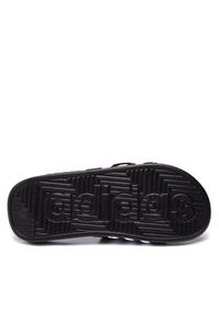 Adidas - adidas Klapki adissage F35580 Czarny. Kolor: czarny. Materiał: skóra