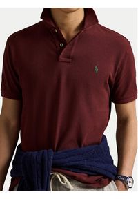 Polo Ralph Lauren Polo 710534735460 Bordowy Regular Fit. Typ kołnierza: polo. Kolor: czerwony. Materiał: bawełna #4