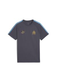 Puma - Męska koszulka Olympique Marsylia KING PUMA. Kolor: niebieski, szary, wielokolorowy. Sport: bieganie #1