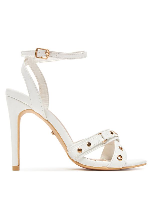 DeeZee Sandały F89725-268 Biały. Kolor: biały. Materiał: skóra