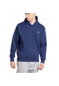 Jordan - Bluza na co dzień męska NIKE JORDAN BROOKLYN FLEECE z kapturem. Typ kołnierza: kaptur. Kolor: niebieski