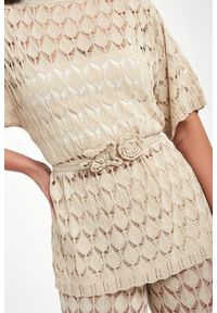 Twinset U&B - Sweter damski ażurowy TWINSET U&B. Wzór: ażurowy #5