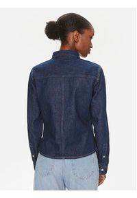 Calvin Klein Jeans Koszula jeansowa Lean J20J222825 Niebieski Slim Fit. Kolor: niebieski. Materiał: bawełna #3