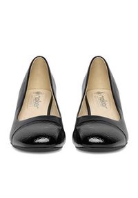 Rieker Czółenka 44760-00 Czarny. Kolor: czarny. Materiał: materiał #2