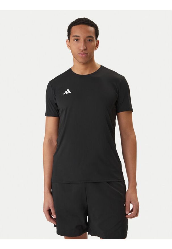 Adidas - adidas Koszulka techniczna Adizero Essentials IN1156 Czarny Slim Fit. Kolor: czarny. Materiał: syntetyk