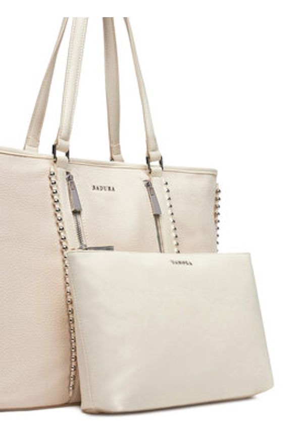 Badura Torebka Wen-30 Biały. Kolor: biały. Materiał: skórzane