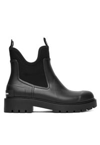 Calvin Klein Jeans Kalosze Mid Rainboot Chelsea YW0YW01034 Czarny. Kolor: czarny. Materiał: syntetyk #1