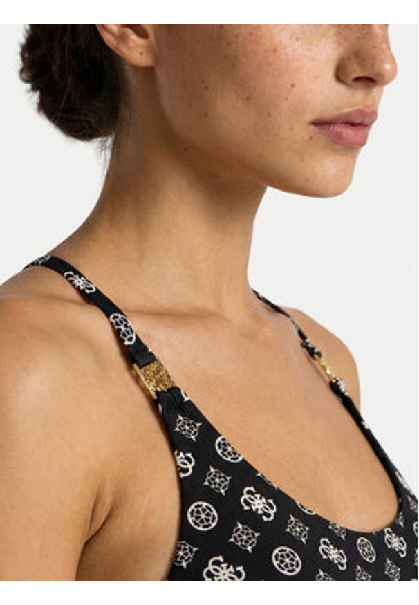 Guess Strój kąpielowy E6GJ10 MC04R Czarny. Kolor: czarny. Materiał: syntetyk