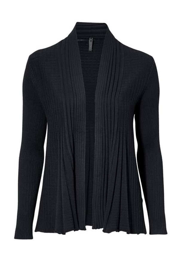 Freequent Sweter Claudisse Czarny female czarny XL (44). Kolor: czarny. Materiał: dzianina, prążkowany. Długość: krótkie