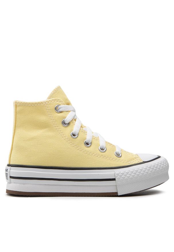 Converse Trampki Ctas Eva Lift Hi A02490C Żółty. Kolor: żółty. Materiał: materiał