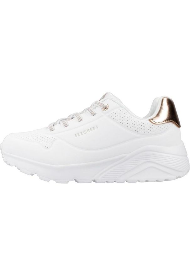 skechers - Tenisówki Skechers Model Uno Lite-metallic Mo Kolor Biały. Kolor: biały. Materiał: materiał, syntetyk, tkanina. Sport: turystyka piesza