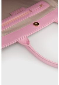 TwinSet - Twinset torebka kolor różowy. Kolor: różowy. Rodzaj torebki: na ramię #2