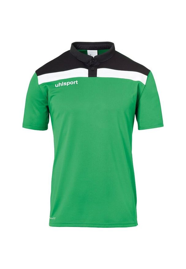 UHLSPORT - Jersey Uhlsport Offense 23. Kolor: czarny, zielony, wielokolorowy. Materiał: jersey. Sport: fitness, piłka nożna