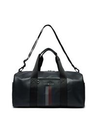 TOMMY HILFIGER - Tommy Hilfiger Torba Foundation Duffle AM0AM12464 Czarny. Kolor: czarny. Materiał: skóra #5