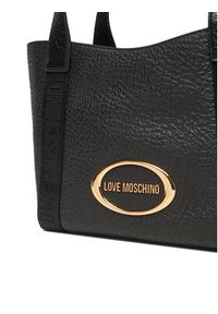 Love Moschino - LOVE MOSCHINO Torebka JC4337PP0NK1400A Czarny. Kolor: czarny. Materiał: skórzane #4