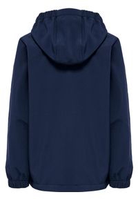 Dziecięca wodoodporna kurtka z kapturem Hummel Mars Softshell. Typ kołnierza: kaptur. Kolor: niebieski. Materiał: softshell