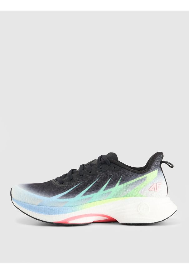 4f - 4F Buty do biegania Speed Runner damskie - czarne 36. Wysokość cholewki: przed kostkę. Kolor: czarny. Materiał: guma. Szerokość cholewki: normalna. Sport: fitness, bieganie