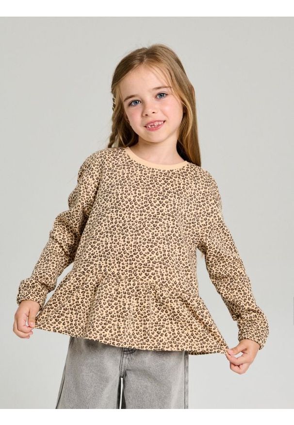 Sinsay - Bawełniana bluza - wielobarwny. Materiał: bawełna