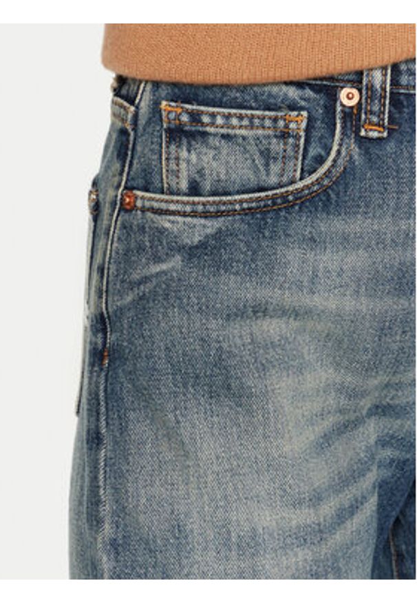 ViCOLO Jeansy DS0103 Niebieski Straight Leg. Kolor: niebieski