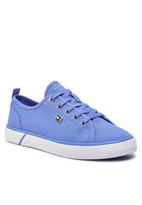 TOMMY HILFIGER - Tommy Hilfiger Tenisówki Vulc Canvas Sneaker FW0FW08063 Niebieski. Kolor: niebieski #5