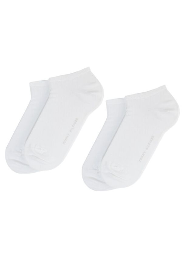 TOMMY HILFIGER - Tommy Hilfiger Skarpety krótkie Basic Canoodle 343024001 Biały. Kolor: biały. Materiał: materiał