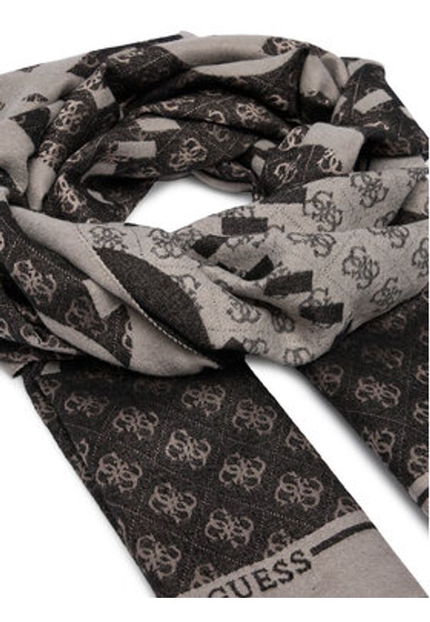 Guess Szalik AM9442 POL03 Czarny. Kolor: czarny. Materiał: materiał