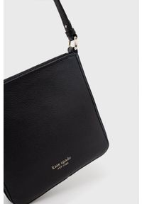 Kate Spade torebka skórzana kolor czarny. Kolor: czarny. Materiał: skórzane #3