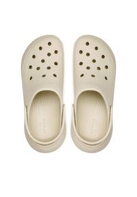 Crocs Klapki Classic Crush Clog 207521 Beżowy. Kolor: beżowy #5