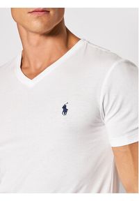 Polo Ralph Lauren T-Shirt 710671453008 Biały Slim Fit. Typ kołnierza: polo. Kolor: biały. Materiał: bawełna #3