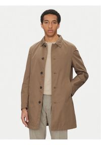 JOOP! Płaszcz przejściowy 17 JC-259Stevie 30045330 Brązowy Regular Fit. Kolor: brązowy. Materiał: syntetyk, bawełna