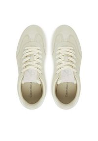 Calvin Klein Jeans Sneakersy Classic Cupsole Mix In YW0YW01767 Beżowy. Kolor: beżowy. Materiał: skóra #6