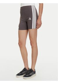 Adidas - adidas Kolarki Essentials 3-Stripes JD0915 Szary Slim Fit. Kolor: szary. Materiał: bawełna