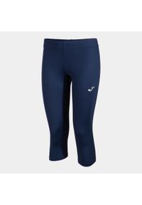 Legginsy do biegania damskie Joma Record III 3/4. Kolor: niebieski. Sport: bieganie
