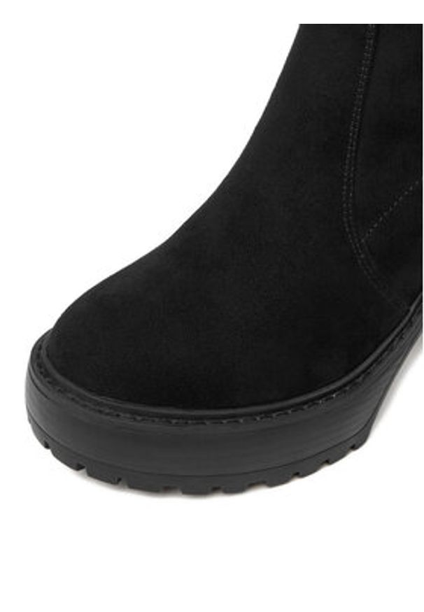 Nine West Botki CEO-MAJ-01 Czarny. Kolor: czarny. Materiał: materiał