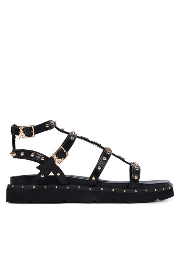 Patrizia Pepe Sandały PPJ398.31 Czarny. Kolor: czarny. Materiał: skóra