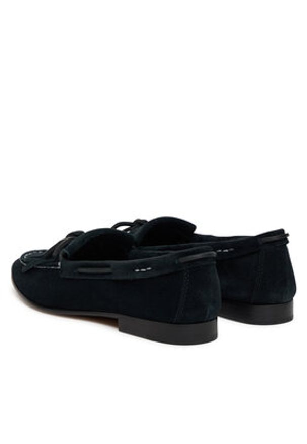 Polo Ralph Lauren Loafersy 818942648001 Czarny. Kolor: czarny. Materiał: skóra, zamsz