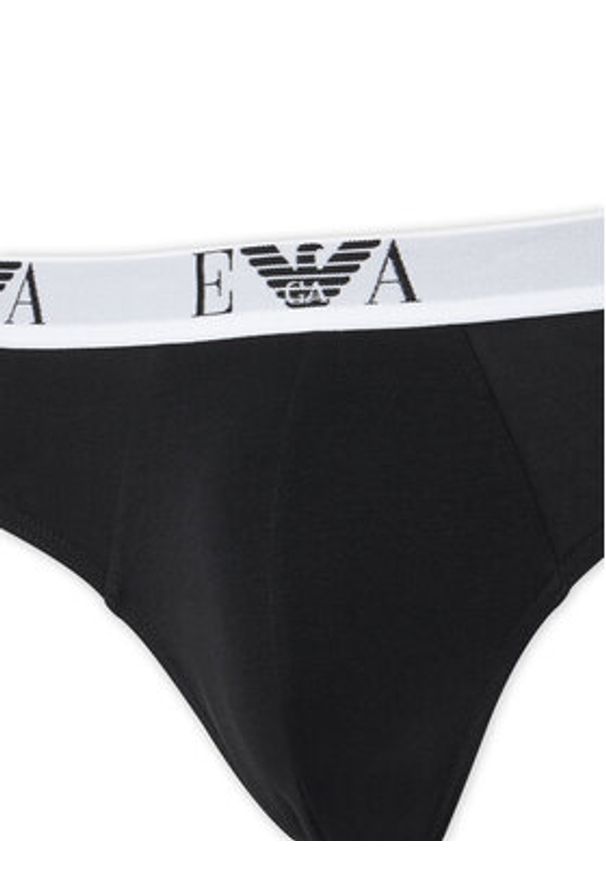 Emporio Armani Underwear Komplet 3 par slipów EM000258 AF14131 MC061 Czarny. Kolor: czarny. Materiał: bawełna