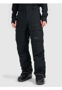4f - 4F Spodnie snowboardowe membrana 15000 męskie - czarne XXL. Kolor: czarny. Materiał: poliester, materiał. Sezon: zima. Sport: snowboard #2