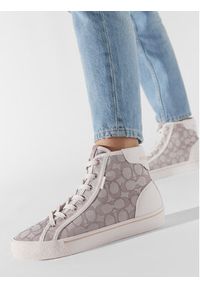 Coach Sneakersy Citysole Jacquard C9059 Beżowy. Kolor: beżowy. Materiał: materiał
